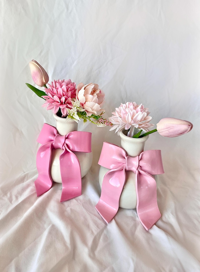 SunSprinklesShop Coquette Bow Vase - Thumbnail 2