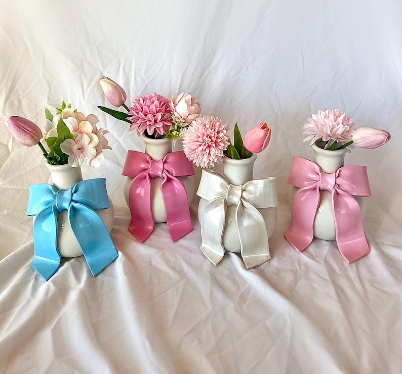 SunSprinklesShop Coquette Bow Vase - Thumbnail 5