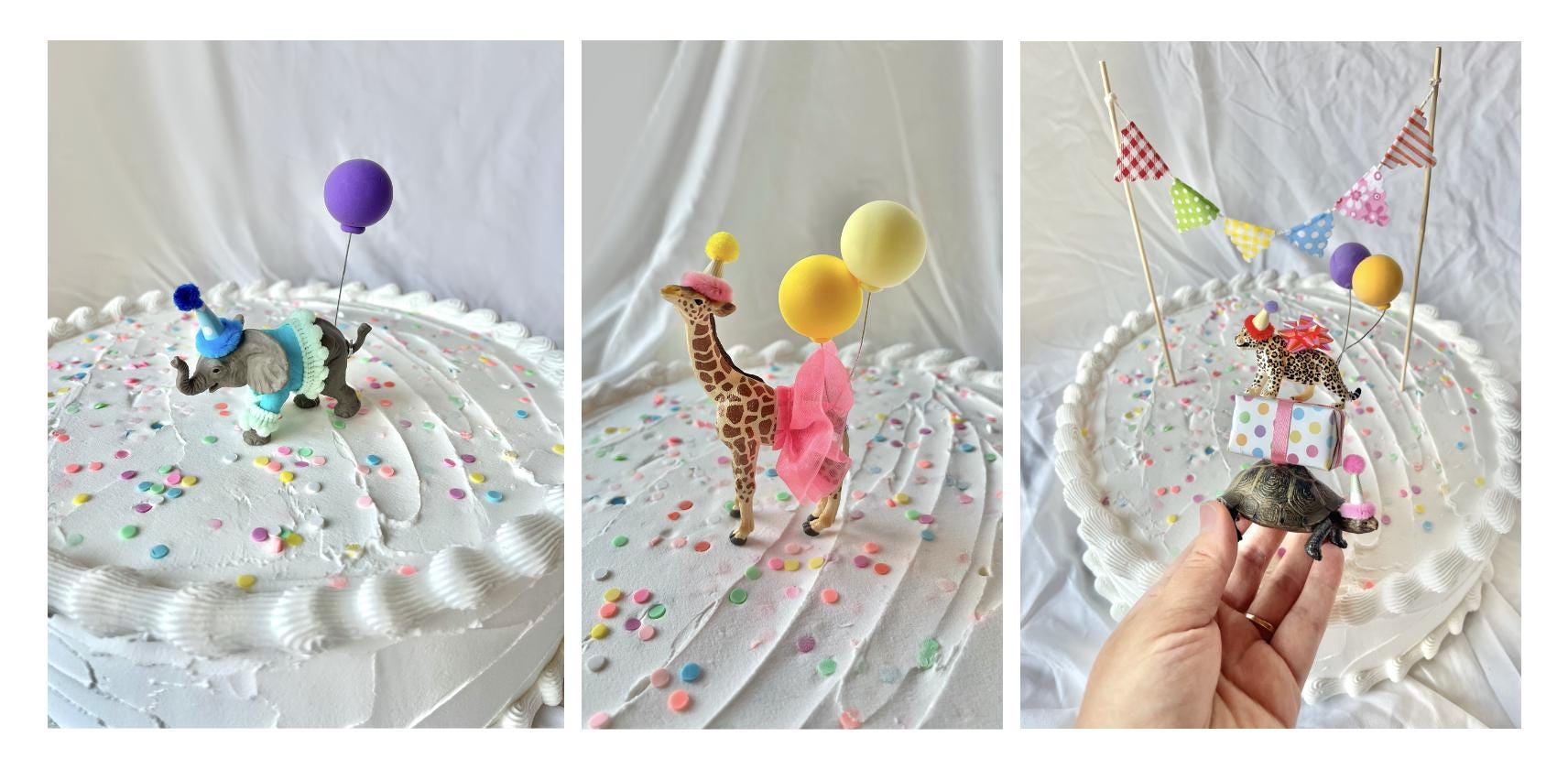 Safari Animal Cake Topper: Wild One Birthday Party Decor - Etsy 日本