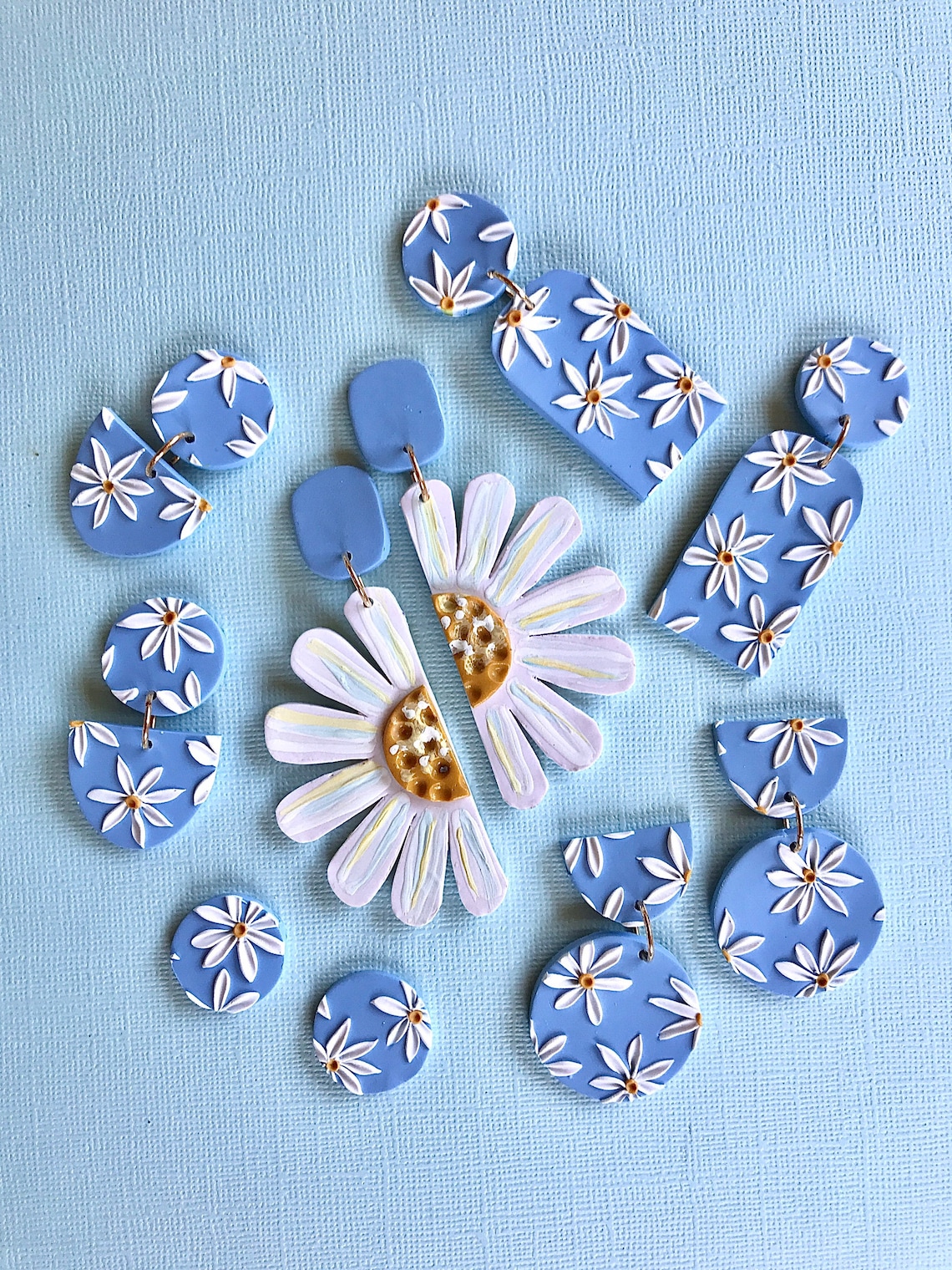 Daisy Earrings/ Flower Earrings/ Floral Earrings/ Daisy Etsy