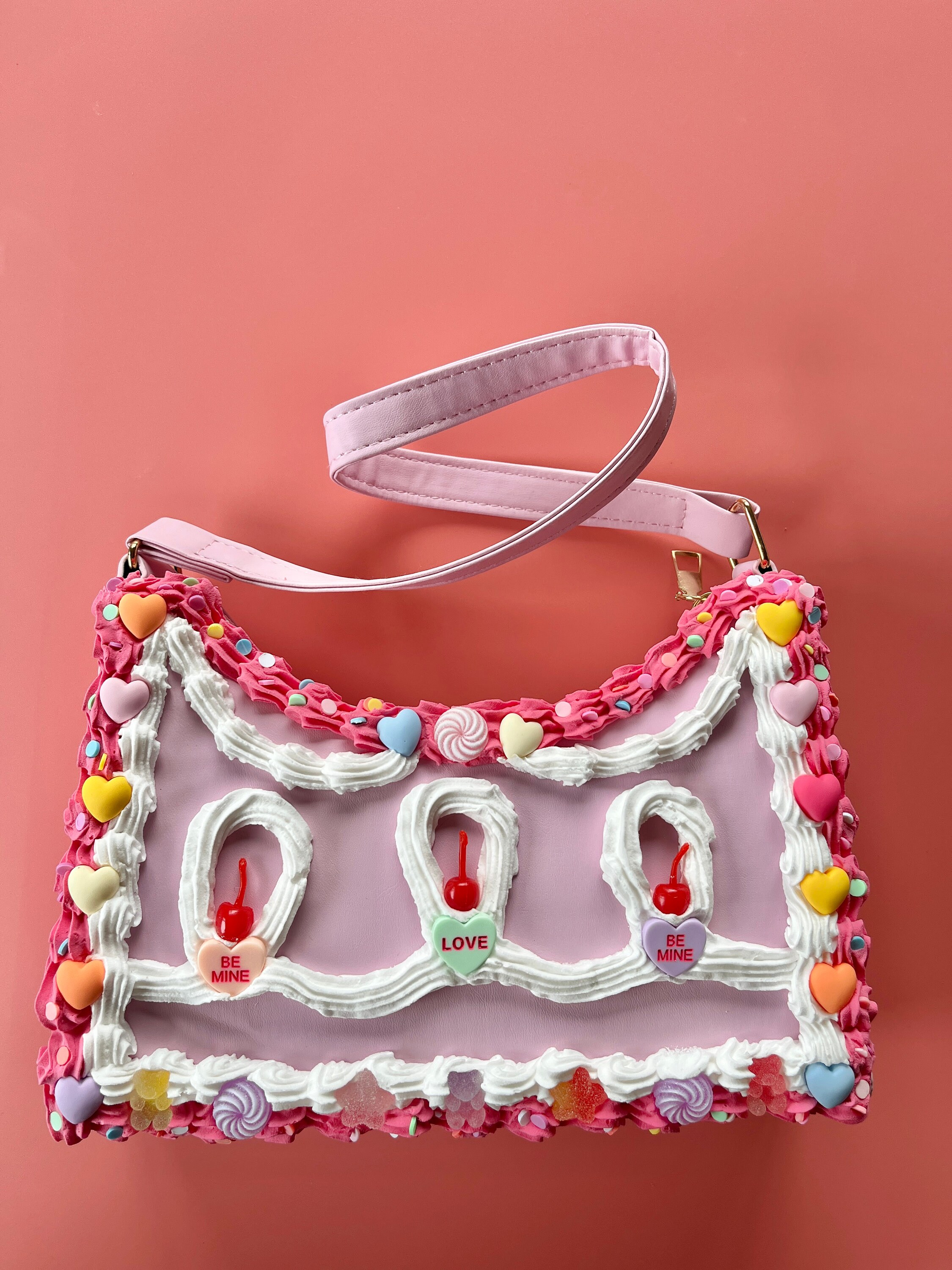 Kawaii Cake Purse: Frosted Bakery Decoden Crossbody Bag - Etsy Israel