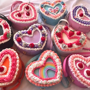 Gift Heart-shaped Cakes and Cookies to your friends (Etsy)