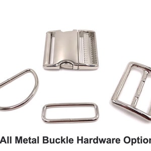 Rockette | 2" Wide Regular or Metal Buckle Dog Collar, Large Breed image 5