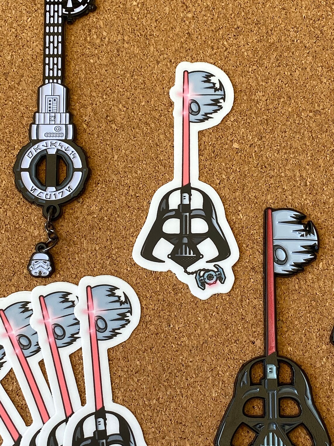 Dark Lord Keyblade Lightsaber Die Cut Sticker inspired by Star Etsy