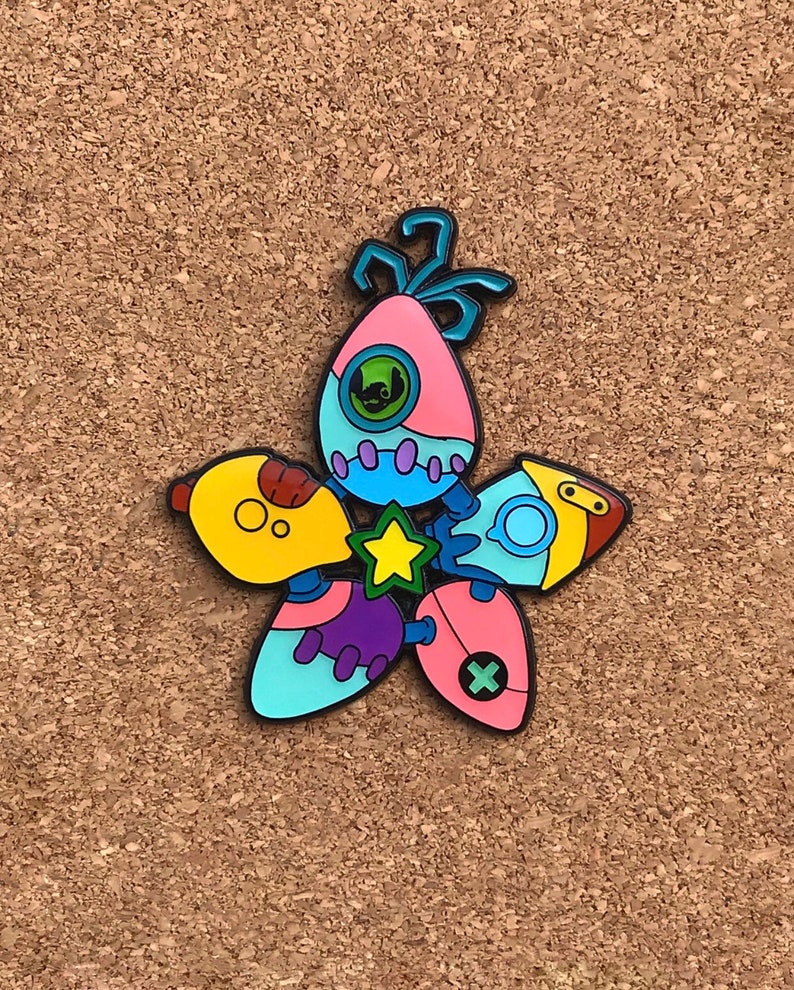 Kingdom Hearts Stitch Wayfinder Enamel Pin