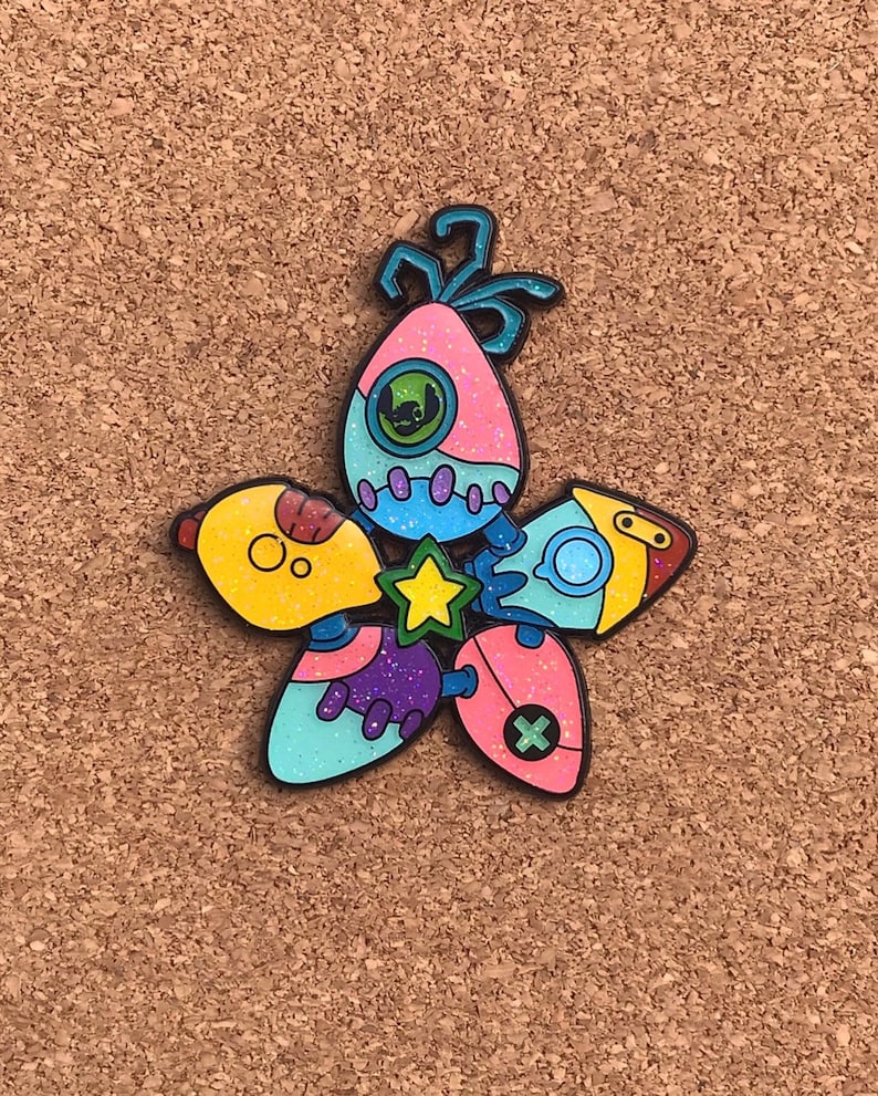 Kingdom Hearts Stitch Wayfinder Enamel Pin