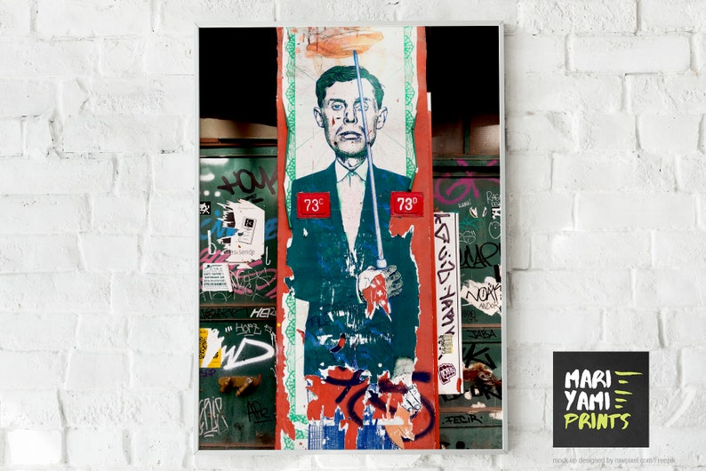Impresion De La Pared Del Arte De La Calle Foto Del Graffiti Etsy