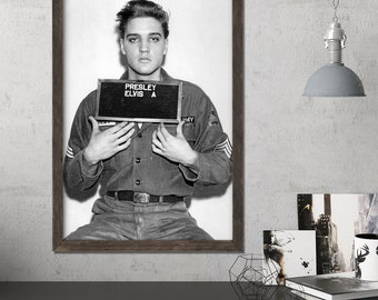 Elvis Presley Poster Etsy