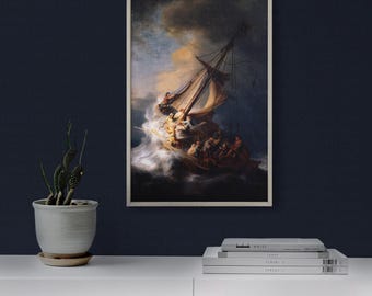 Rembrandt The Storm on the Sea of Galilee Art Print | Canvas, Fine Art Prints & Poster Reproductions
