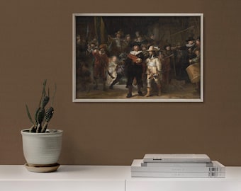 Rembrandt The Night Watch Art Print | Canvas, Fine Art Prints & Poster Reproductions