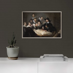 Rembrandt Anatomy lesson by Dr. Nicolaes Tulp Art Print | Canvas, Fine Art Prints & Poster Reproductions