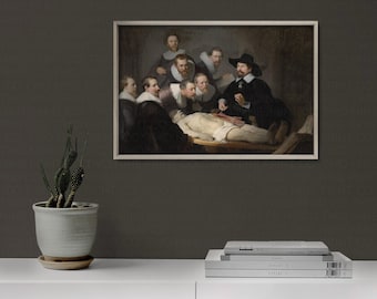 Rembrandt Anatomy Lesson Art Print | Fine Art Reproduction