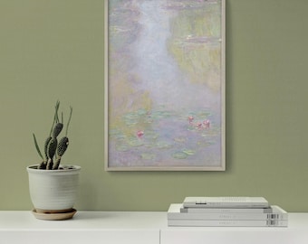 Monet Water Lilies Print | Canvas, Fine Art Prints & Poster Reproductions