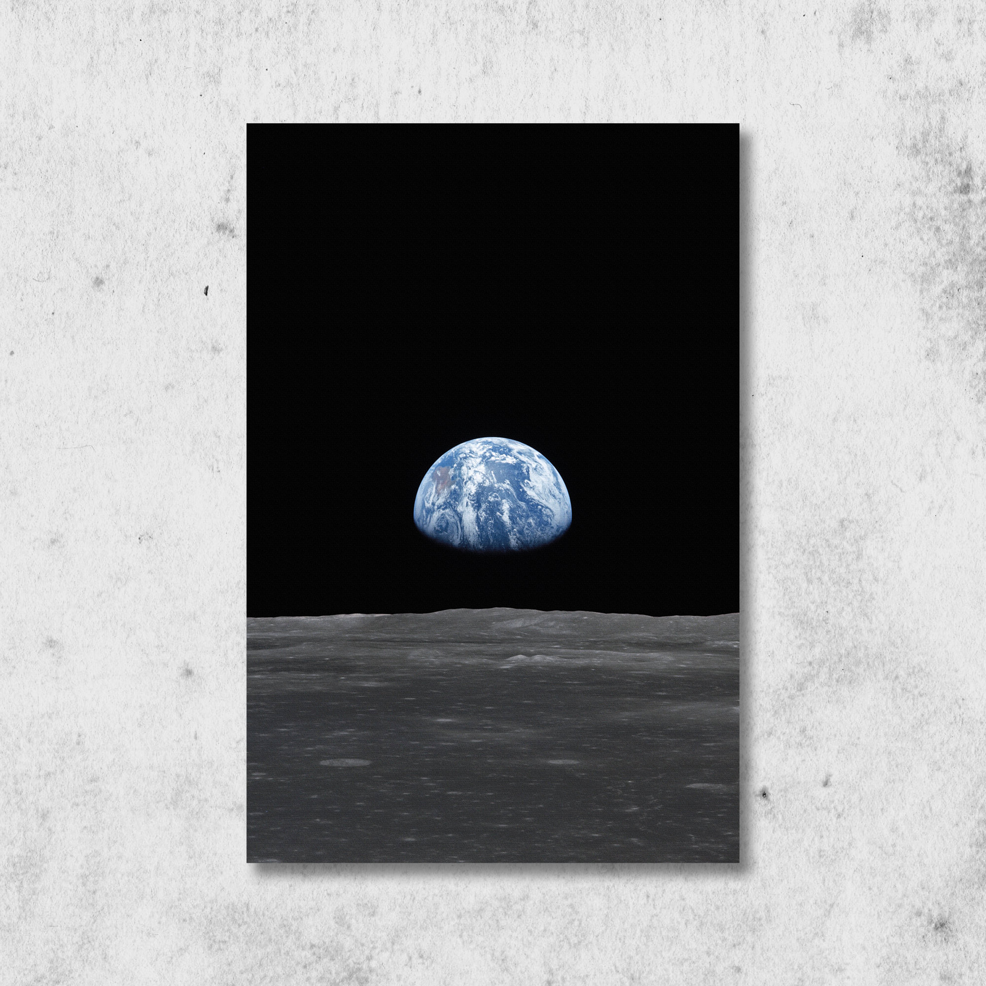 Earth From Moon Apollo 11 Mission Print 1969 Space Art - Etsy