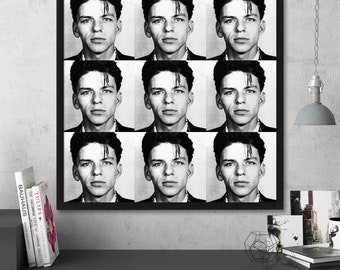 Frank Sinatra Mugshot Square Print | Celebrity, Famous, and Musician Mug Shot Quality Art Prints & Posters