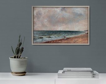 John Constable "Seascape Study, Brighton Beach, Looking West" | Canvas, Fine Art Prints & Poster Reproductions
