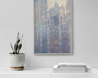 Claude Monet The Portal of Rouen Cathedral Art Print | Canvas, Fine Art Prints & Poster Reproductions