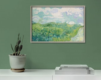 Van Gogh Green Wheat Fields, Auvers | Canvas, Fine Art Prints & Poster Reproductions