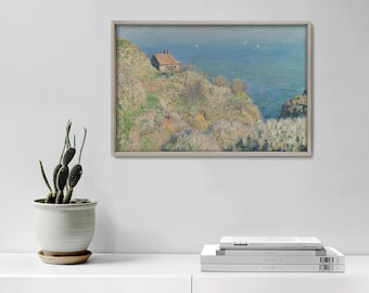 Monet "La maison du pêcheur, Varengeville" Fine Art Print