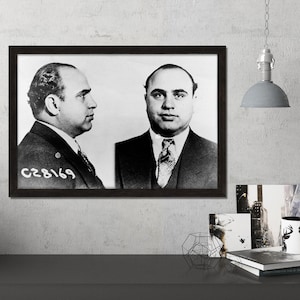 Al Capone Mugshot Print | Celebrity, Famous, and Musician Mug Shot Quality Art Prints & Posters