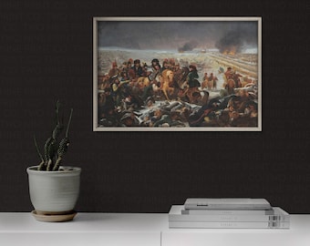 Napoleon Battlefield Art Print | Antoine-Jean Gros Reproduction