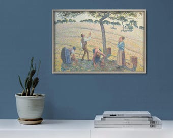 Pissarro Apple Harvest Art Print | Canvas, Fine Art Prints & Poster Reproductions