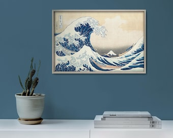 The Great Wave off Kanagawa Fine Art Reproduction Print | Canvas, Fine Art Prints & Poster Reproductions