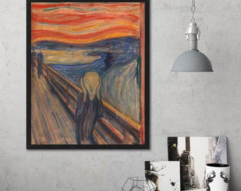 The Scream Fine Art Print | Edvard Munch Reproduction