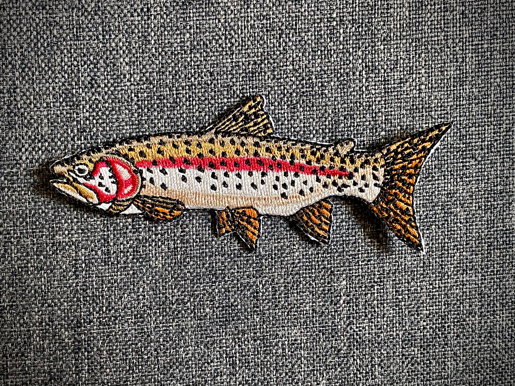 Trout Patch Set of Four Rainbow Trout x2 Brook Trout Etsy