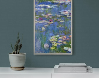 Monet Water Lilies Print | Canvas, Fine Art Prints & Poster Reproductions