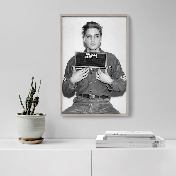 City-art-zone Elvis Presley Dancing Jailhouse Rock Wall Art