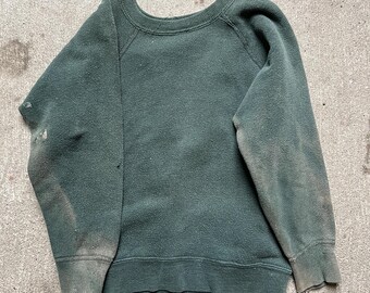 Kids Vintage 1960s Iowa State Color Flock Print Sweatshirt