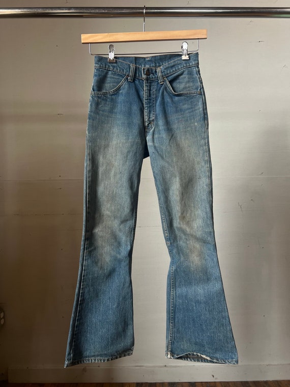 XS SM, 1970s Levi’s Orange Tab Flare Jeans, Denim,