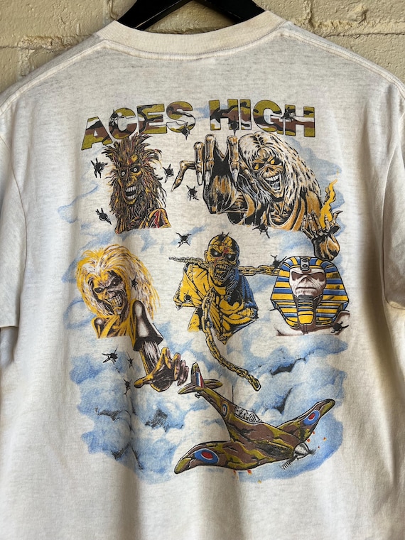 Iron Maiden Vintage Tシャツ Lサイズ VTG 1986 Iron Maiden Vintage Tee T-Shirt Somewhere In Time L