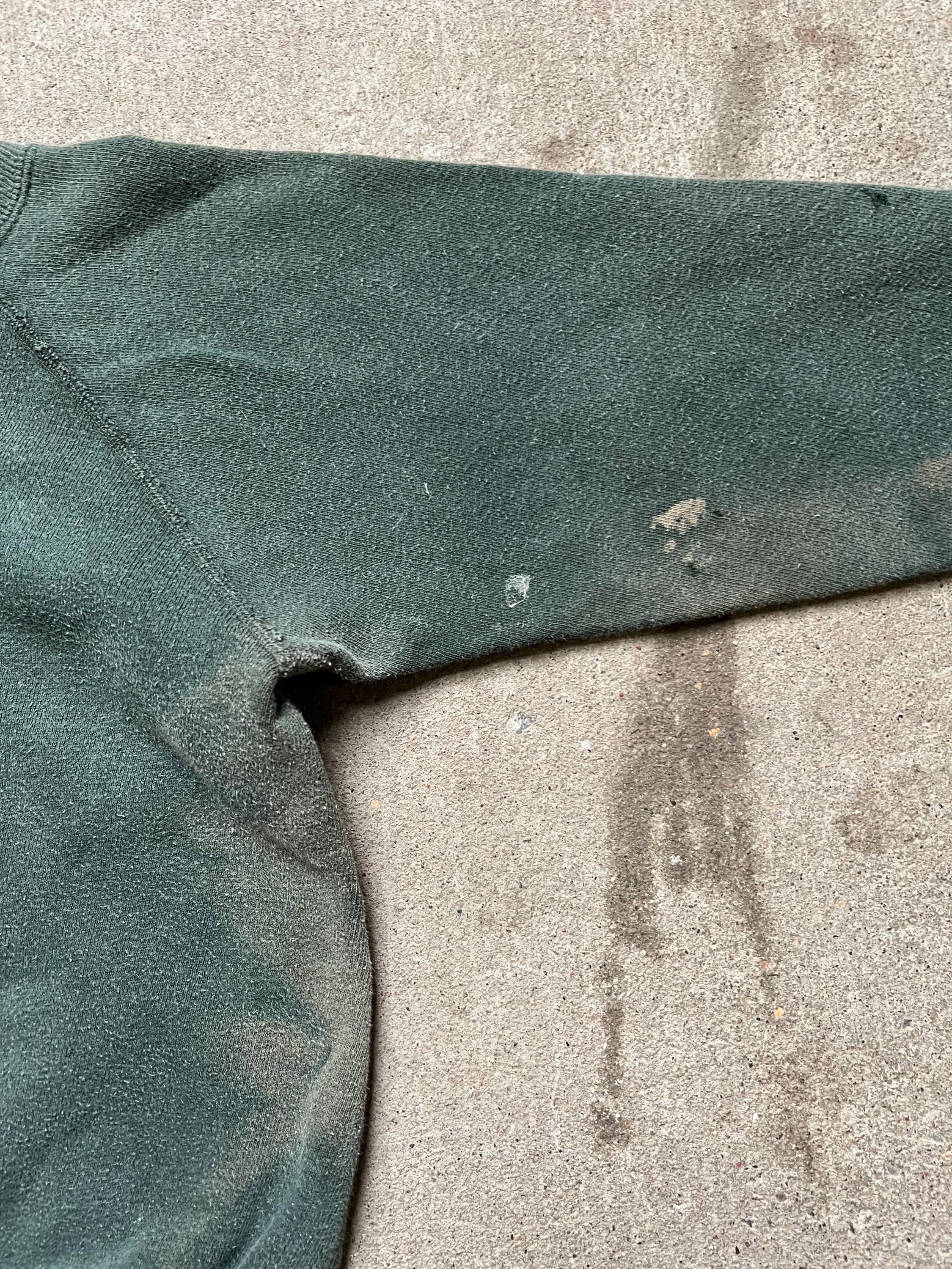 Kids Vintage 1960s Iowa State Color Flock Print Sweatshirt