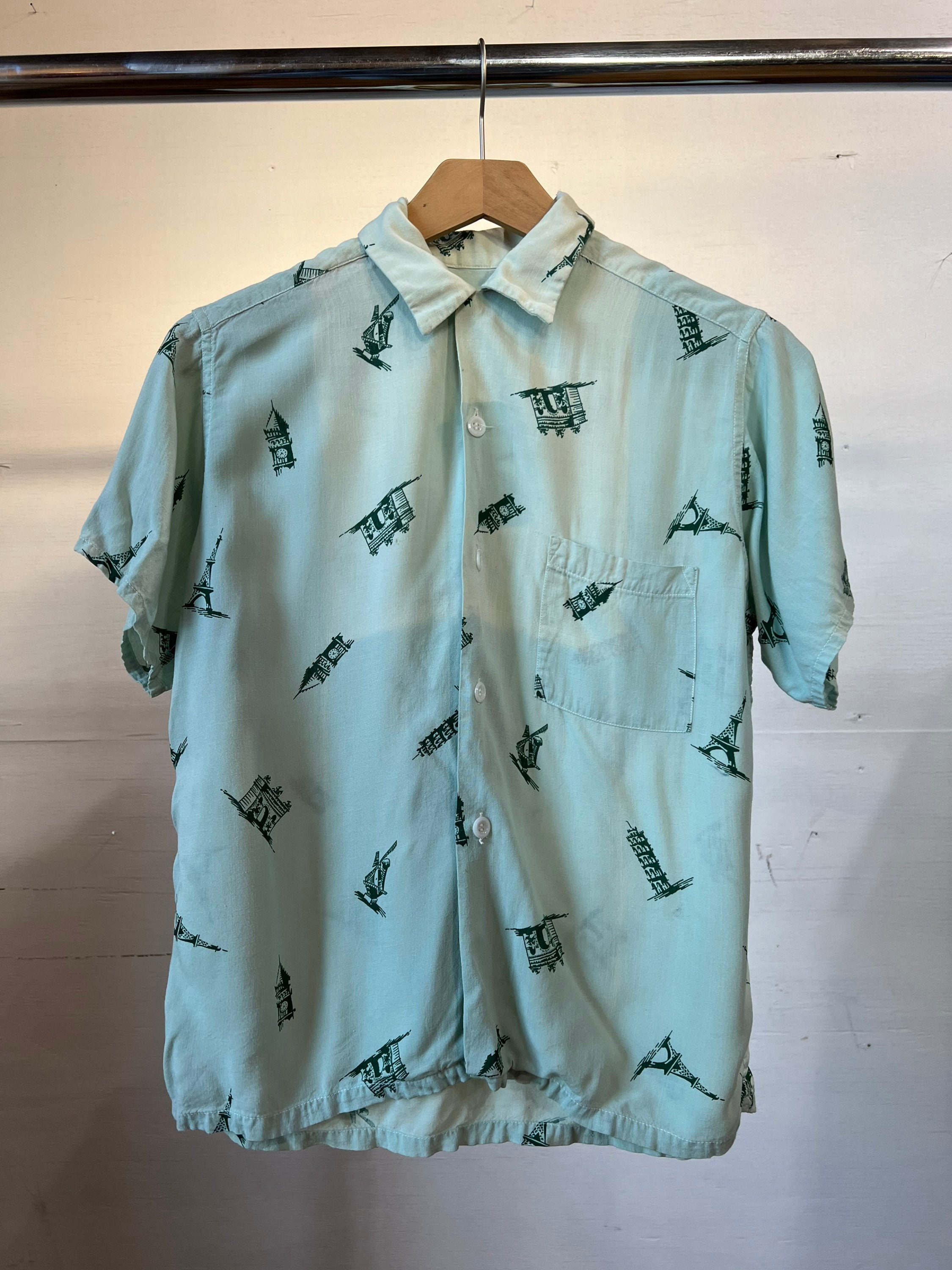 Rhodes Shirts 1950s 1960s M SHIRT23148-