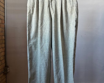 32" Waist, 1950s Lightweight Wool Pants, Vintage, Rockabilly - B