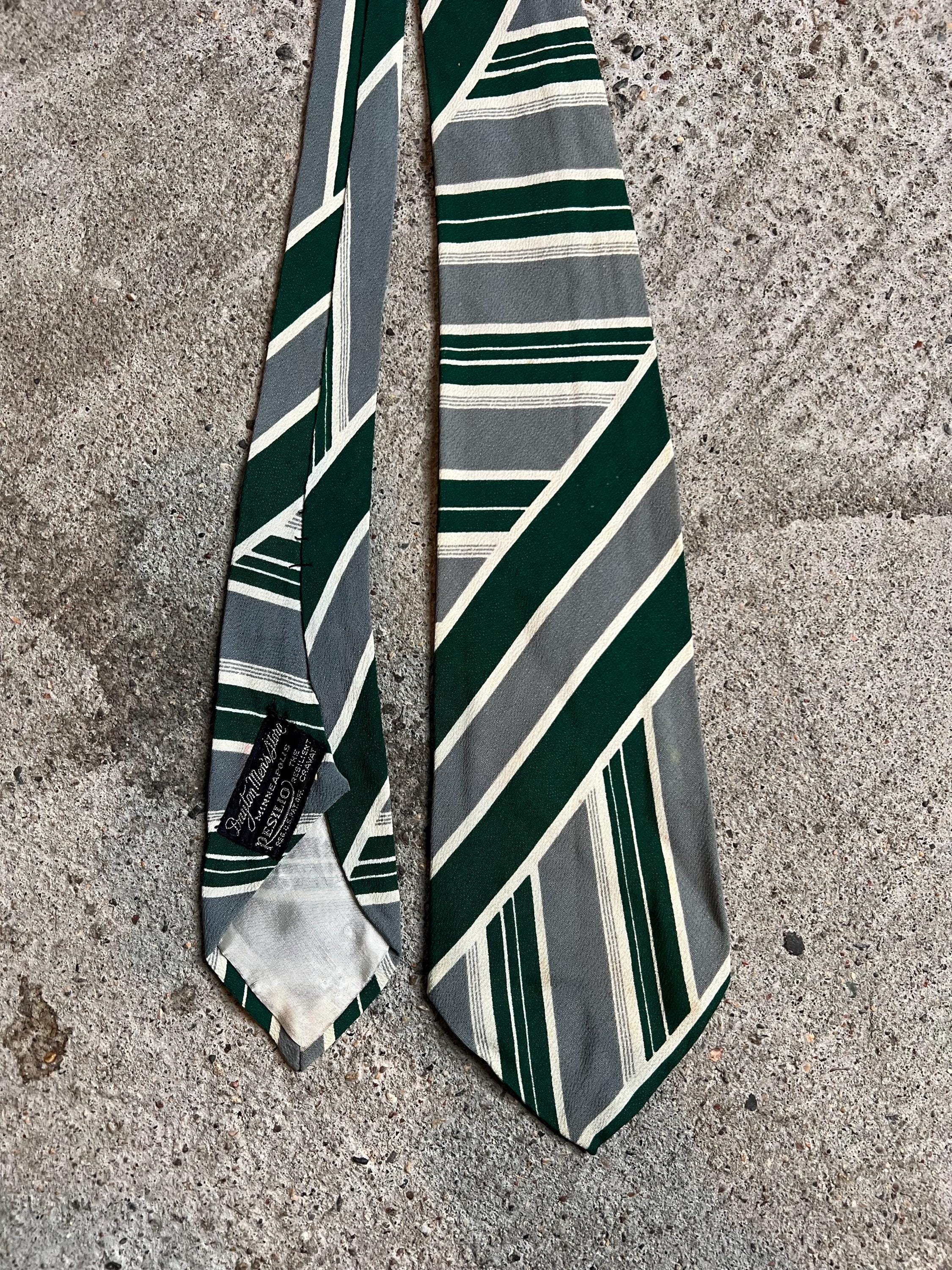 小物 50's style rockabilly striped tie Rockabilly Striped Mens Tie - Etsy