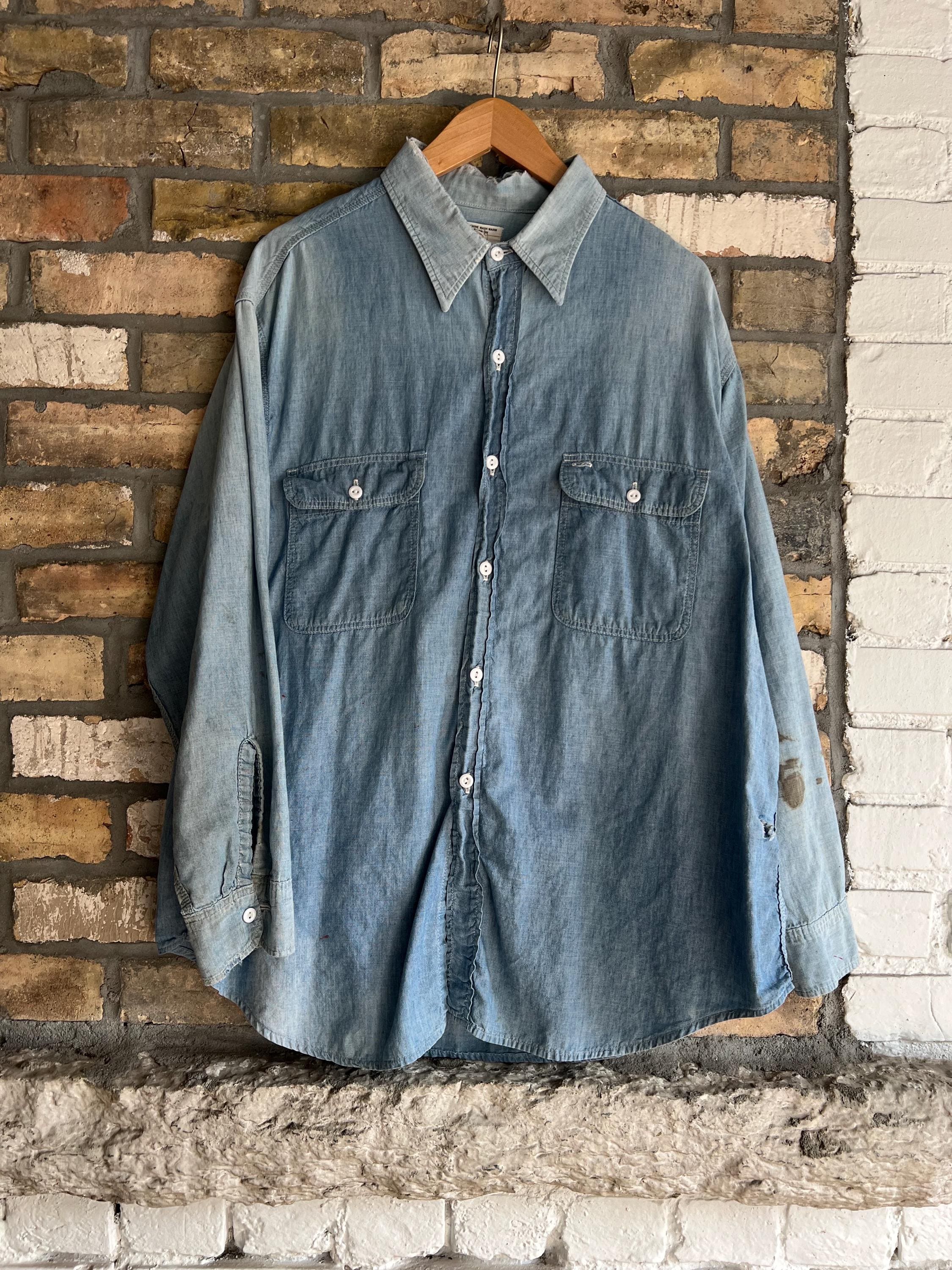 トップス BIG MAC DENIM WSTERN SHIRT XL USED Big Mac Denim Shirt - Etsy