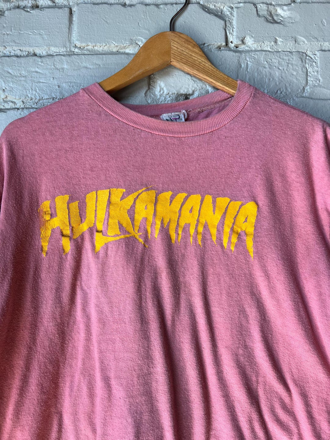 Tee-shirt Vintage Hulkamania WWE - Taille M Rouge - Neuf Sans étiquettes
