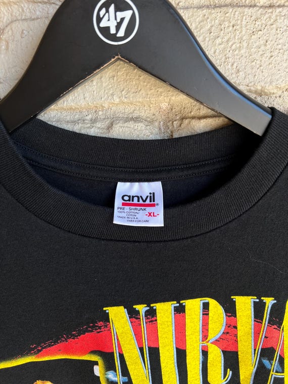 XL, 1990s Nirvana Band Tt-shirt, Anvil, Kurt Cobain, Grunge