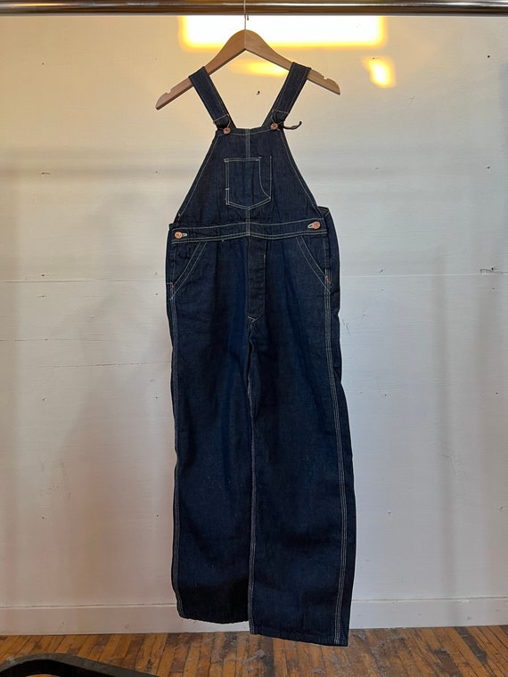 30s vintage denim overall mint condition 【公式通販】