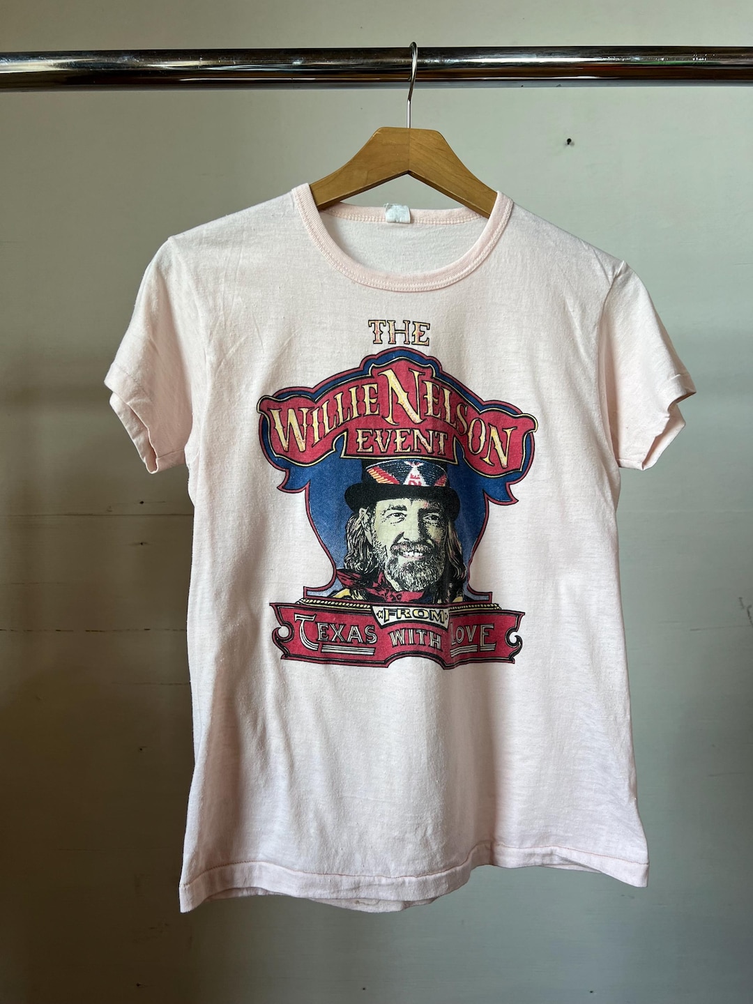 Willie Nelson Maria Muldaur Tシャツ 1979年 Small, Vintage 1980s Willie Nelson T-shirt, From Texas With