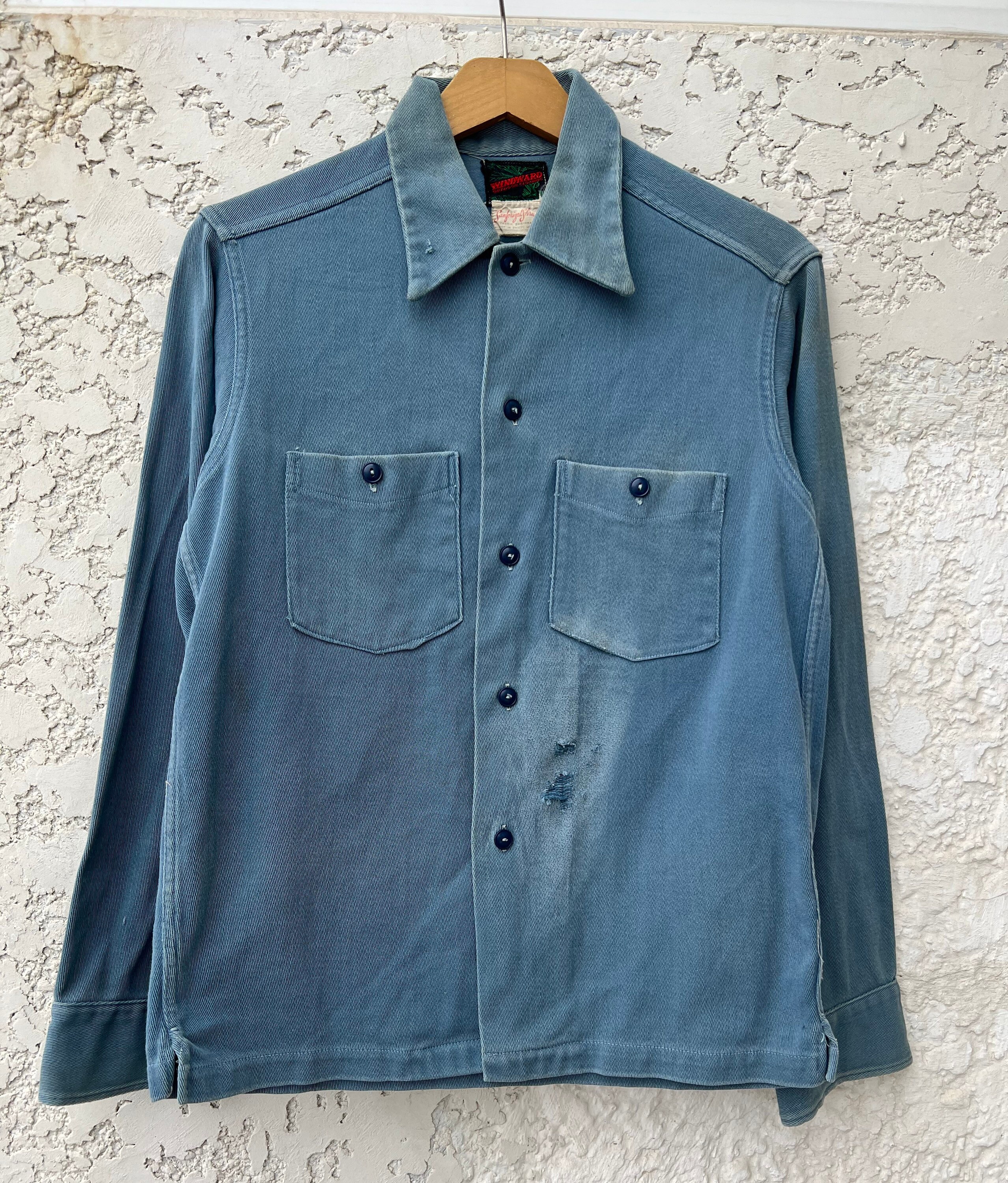 40s vintage cc41 long tail work shirt | www.rayblaze.com
