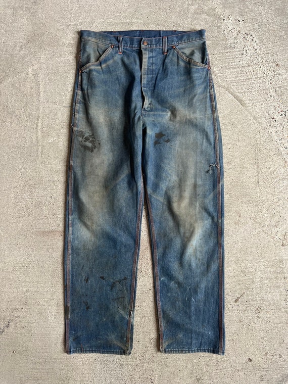 35" Waist, 1970s Big Mac Carpenter Jeans, Workwear