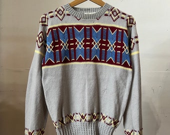 1950s Jersild Embroidered Wool Sweater, Pullover, Mothing