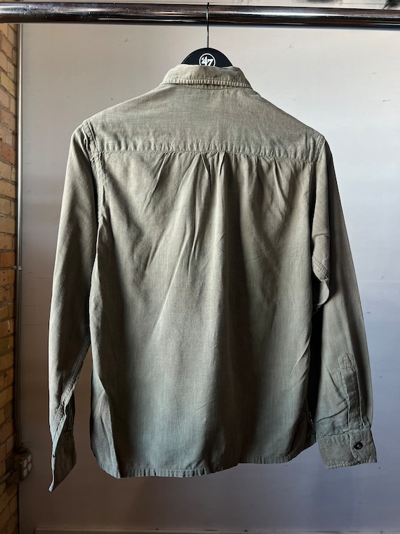 Small, 1940s Single Pocket Work Shirt, Vintage Wo… - image 5