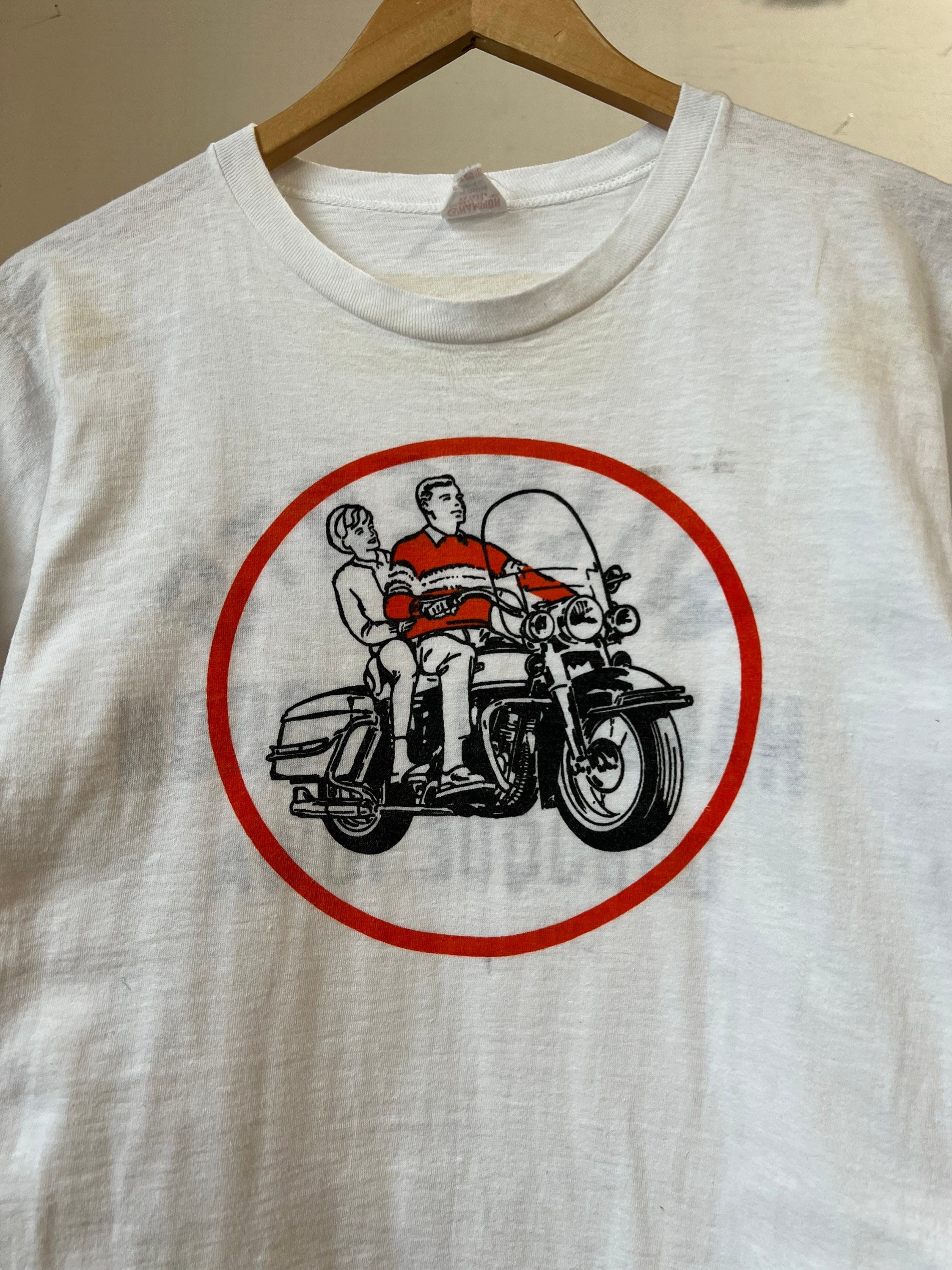Small, 1960s Harley Davidson T-shirt, Champion, 1950s - G - Etsy