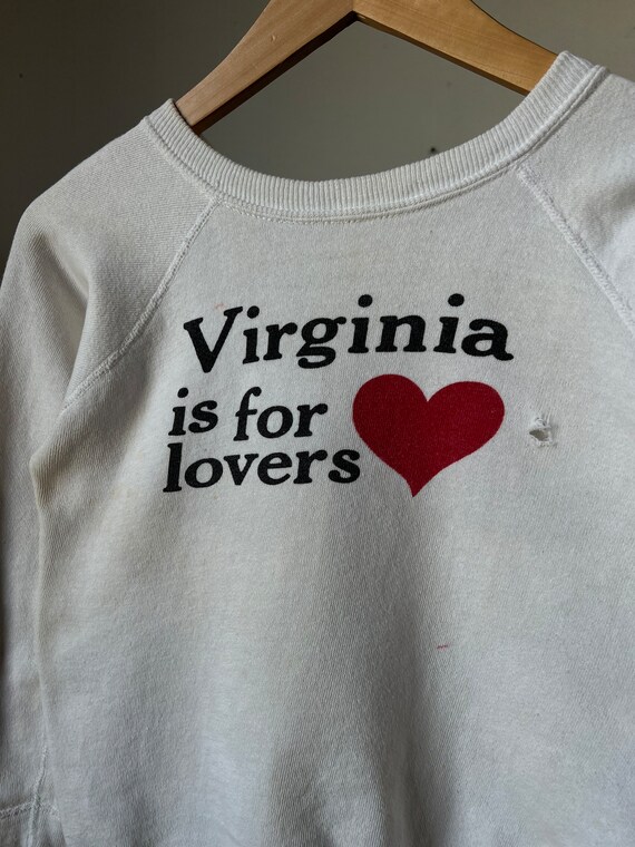 XS SM, 1970s Virginia Is For Lovers Sweatshirt, Vi