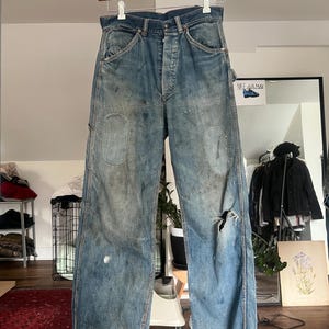 stifel 40s ワークトラウザー　ごま塩 刺し子糸〈細〉 - DARUMA STORE